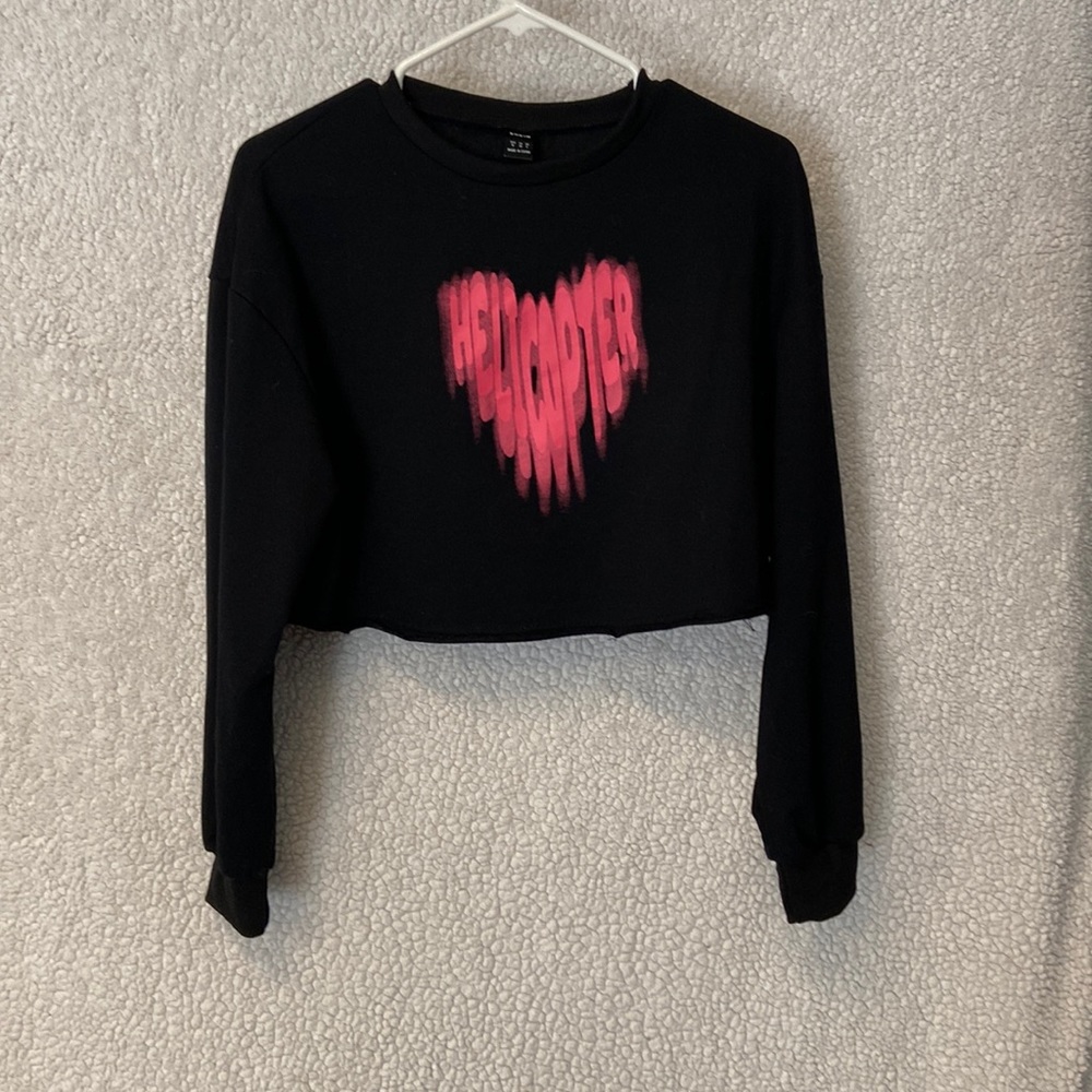 Crop style sweater